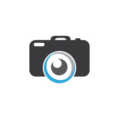 Camera icon vector logo design
