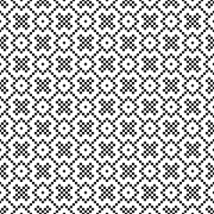 Abstract vector background of black dots. Seamless pattern.