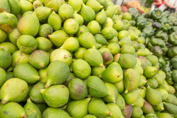 Close-up of common fig at a public market