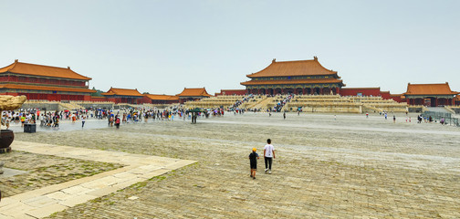 The Forbidden City, Beijing General view.