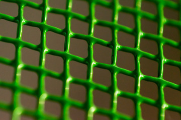 Microsurgeries steel mesh baskets green.