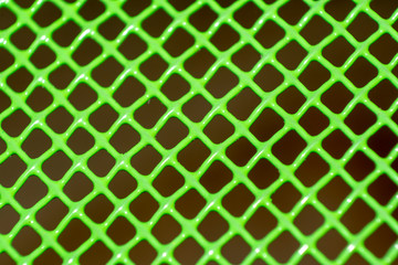 Microsurgeries steel mesh baskets green.