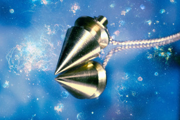 Magic pendulum with stars like esoteric tool 