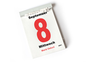 8. September 2021 Mariä Geburt