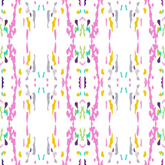 ikat seamless geometric pattern shibori