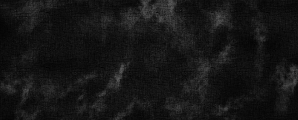 Obraz na płótnie Canvas Dark grunge textured wall closeup.Black background texture