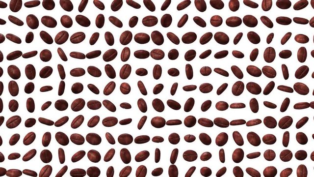 4k Background with coffee beans