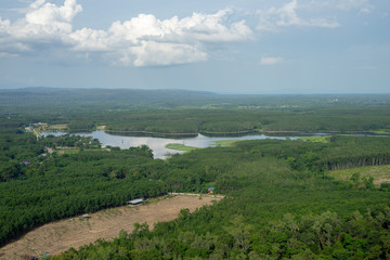 Obraz premium View of Wat Phutok, Bueng Kan,Thailand.
