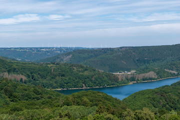 Fototapeta na wymiar panoramic view of a lake