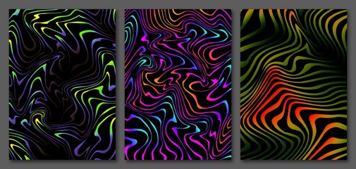 Abstract marble A4 size texture with colorful bright liquid paints. Templates for presentations, flyers, cards, invitations, packaging, covers.