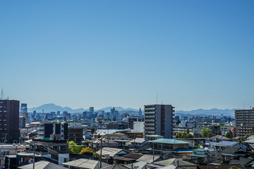 宮城県仙台市の街並み（荒井方面から）