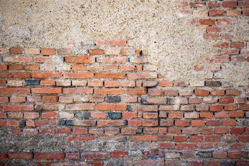 old red brick wall.retro wall background 