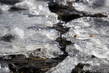 ice and water