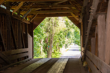 Old covered bridge in Virginia