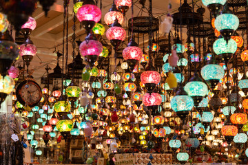 Fototapeta premium A bunch of turkish lamps