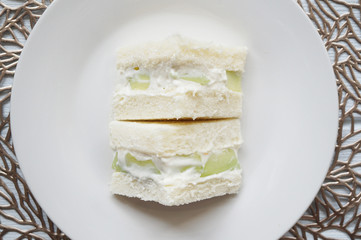 メロンのフルーツサンドイッチ