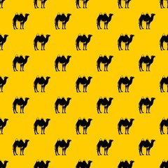 Camel pattern seamless vector repeat geometric yellow for any design