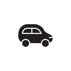 flat glyph car icon symbol sign, logo template, vector, eps 10