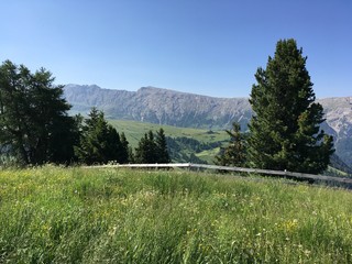 Blick auf die Berge