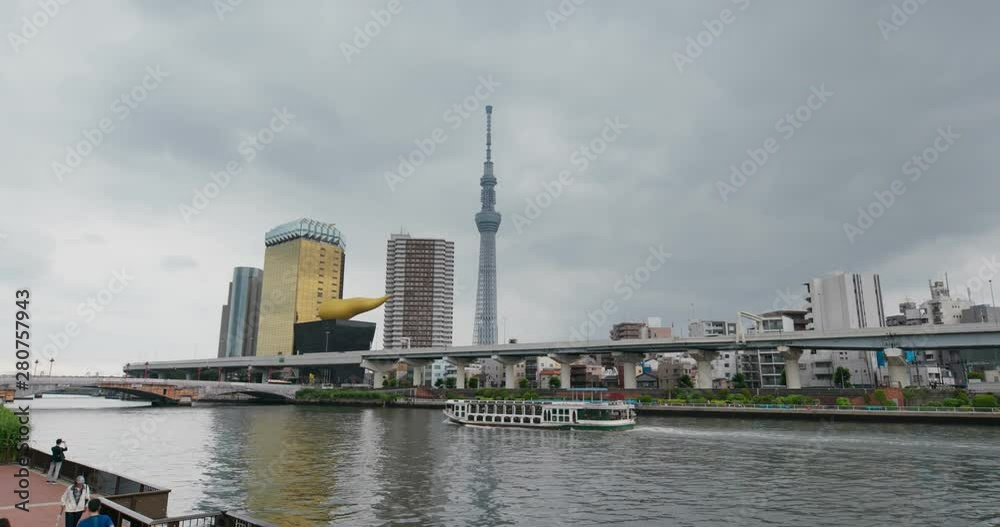 Poster tokyo skytree in japan