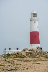 Fototapeta na wymiar Portland Bill lighthouse Dorset England