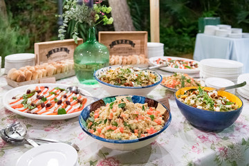 Aperitivos, entrantes en bodas