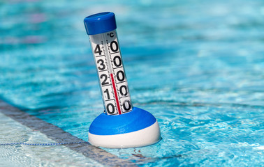 Poolthermometer, 27 Grad Celsius Wassertemperatur