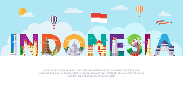Indonesia Typography