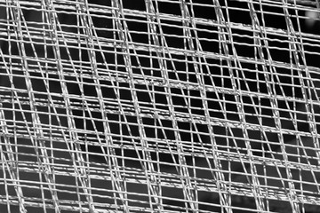 Obraz premium Industrial steel chain link fencing.close up steel wire net texture for background.