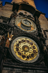 Fototapeta na wymiar astronomical clock in prague