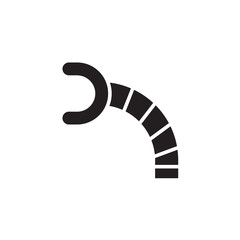 flat glyph robot machine, clip art, cyborg icon symbol sign, logo template, vector, eps 10