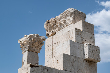 Turkey: ruins of Laodicea on the Lycus, city in the Hellenistic regions of Caria and Lydia then...