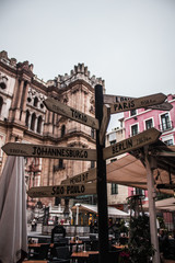 Fototapeta premium Señales de diferentes países 