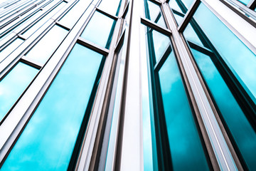 Architecture details Modern Building Glass facade Business background