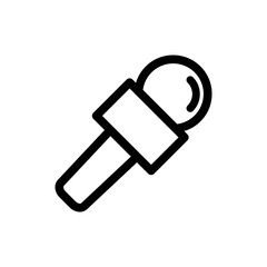 microphone icon vector flat design