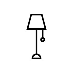 Lamp icon for web and mobile