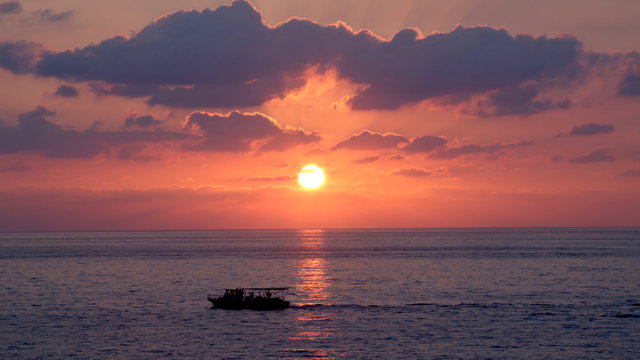 couche du soleil