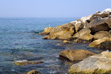 Coastline by Riomaggiore, Cinque Terre