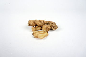  ginger on white background