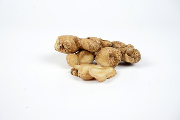 ginger on white background