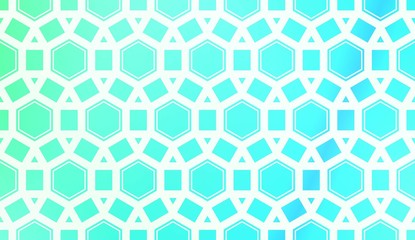 Pattern With Polygonal Geometric Elements. Vector Illustration. Template For Wallpaper, Interior Design, Decoration, Scrapbooking Page. Gradient Background