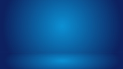 Obraz premium blue background 3d room - gradient