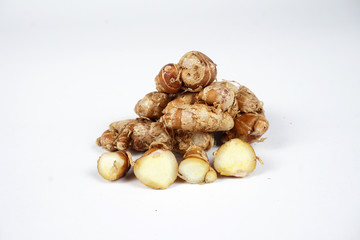Kaempferia galanga isolated on white background