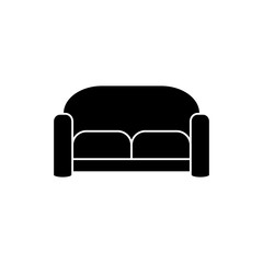 sofa icon vector trendy flat design