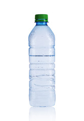 Naklejka premium small bottle with mineral water