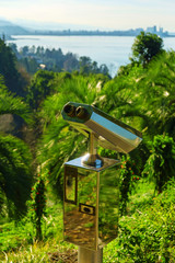 Metallic binocular