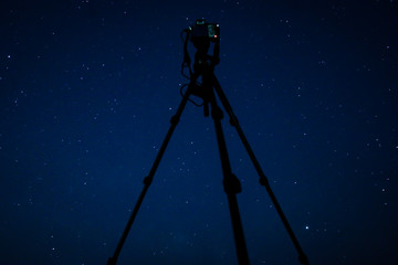 星空を撮影するカメラ