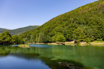 Lake Bethmale, Ariège, Occitanie, France