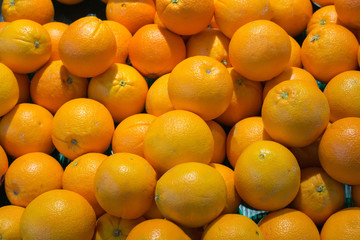 orange background of oranges