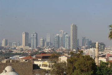Fototapeta na wymiar Skyline Tel Aviv, Israel